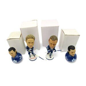 Toronto MAPLE LEAFS 2 Bobbleheads and 2 Free Rocking Figures